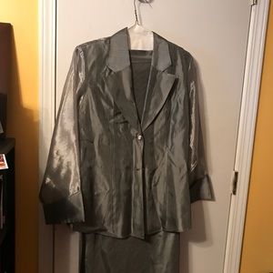 2 piece evening suit